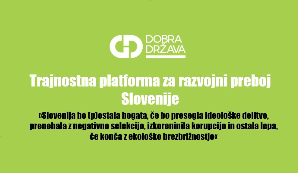 Trajnostna platforma za razvojni preboj Slovenije