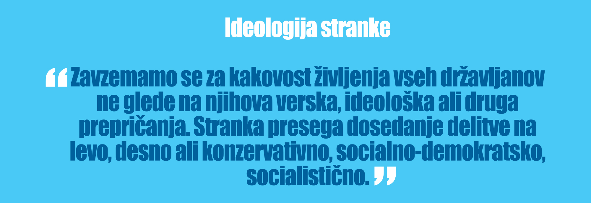 Ideologija stranke