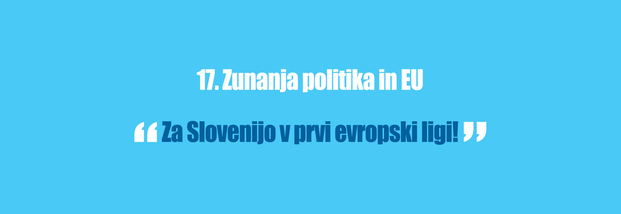 Zunanja politika in EU