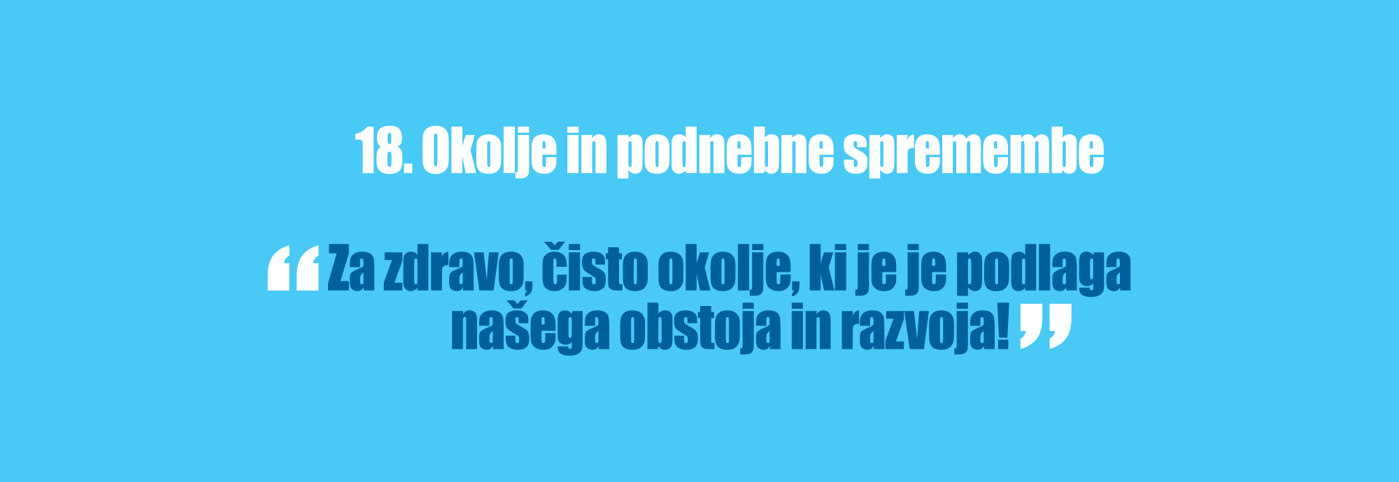 Okolje in podnebne spremembe